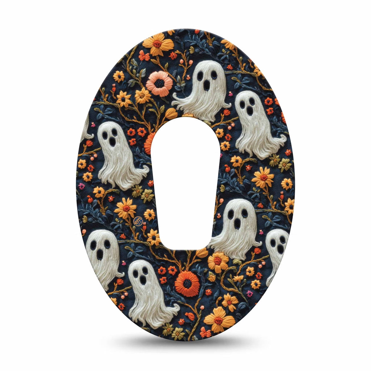 ExpressionMed Embroidered Ghost Adhesive Patch Dexcom G6/One