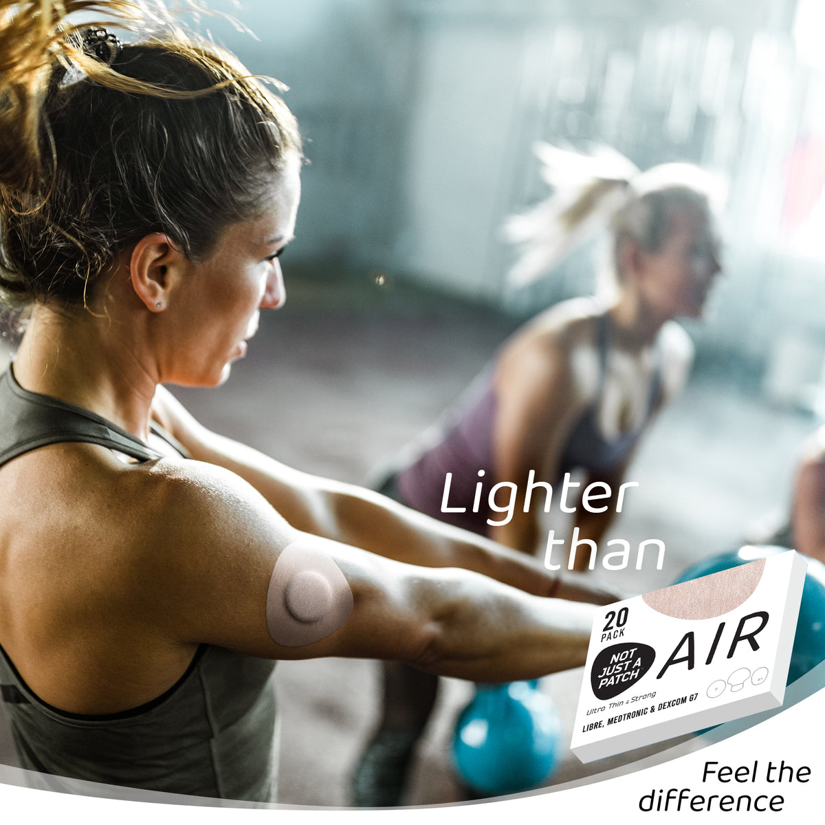 Not Just a Patch Air - Freestyle Libre 2 /Dexcom G7/ Medtronic CGM - 20 Pack - Many Colours Available