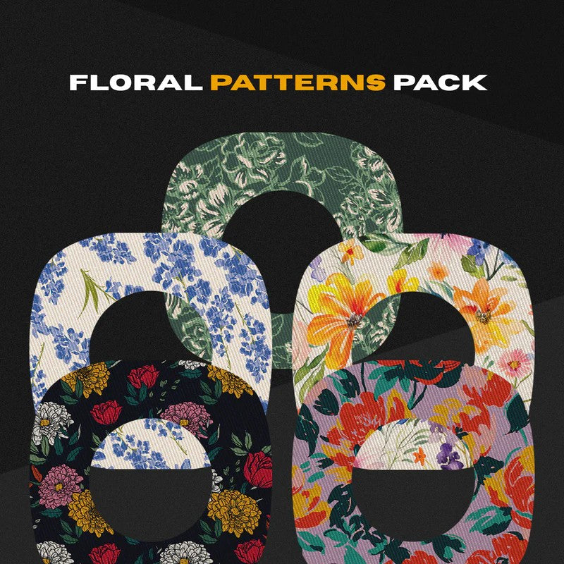 Skin Grip - Dexcom G7/Dexcom ONE+ (with hole) Patterned Patches - 10 Pack - Other Patterns Available