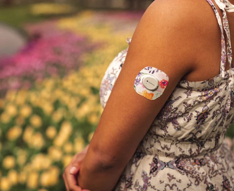 Skin Grip - Dexcom G7/Dexcom ONE+ (with hole) Patterned Patches - 10 Pack - Other Patterns Available