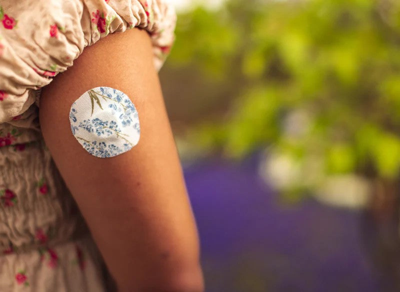 Skin Grip - Dexcom G7/Dexcom ONE+ Patterned Overpatch - 10 Pack - Other Patterns Available