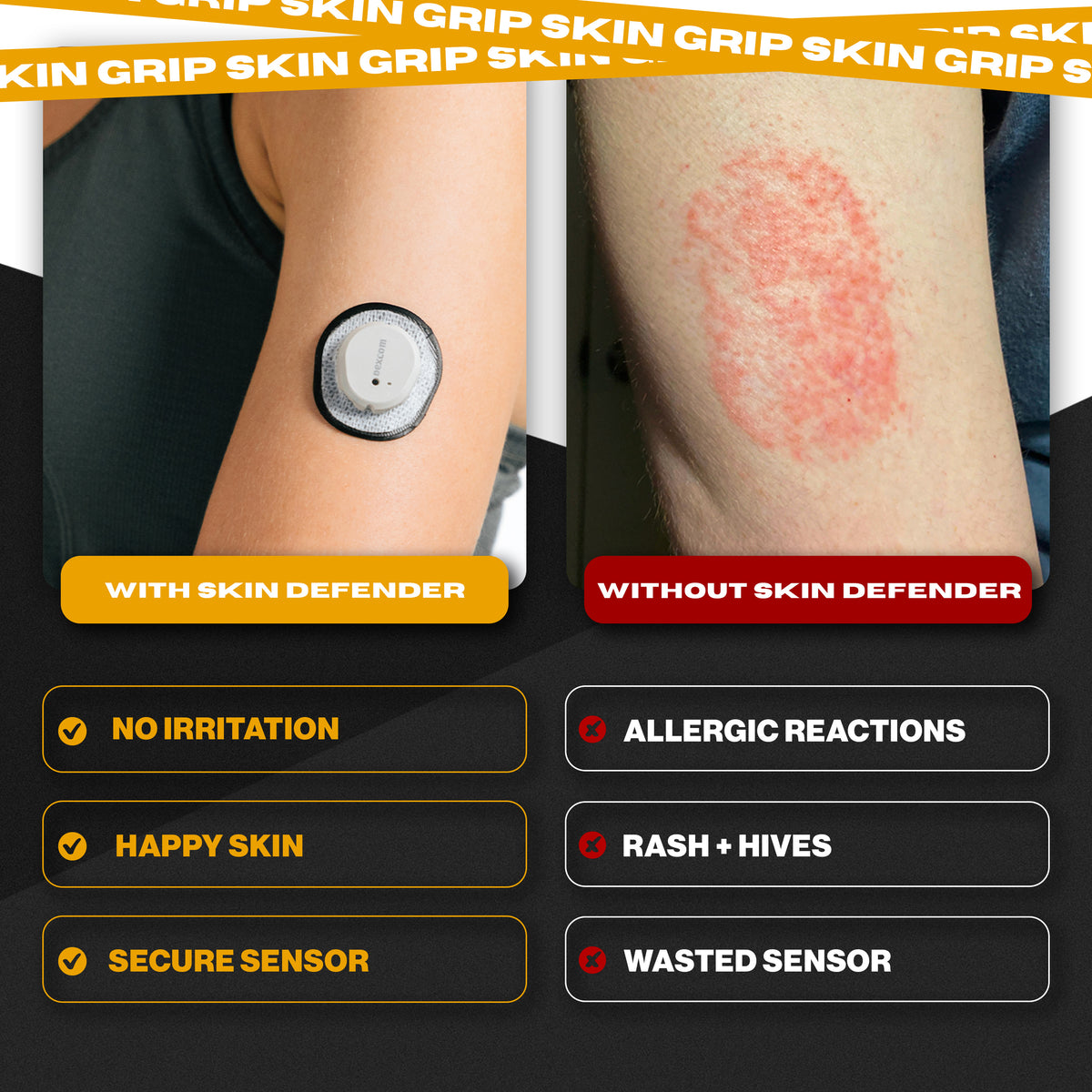 Skin Defender By Skin Grip - Dexcom G7/Dexcom ONE+