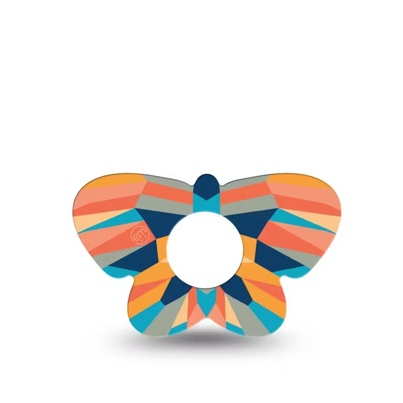 ExpressionMed Geometric Butterfly Shape Adhesive Patch Infusion Set