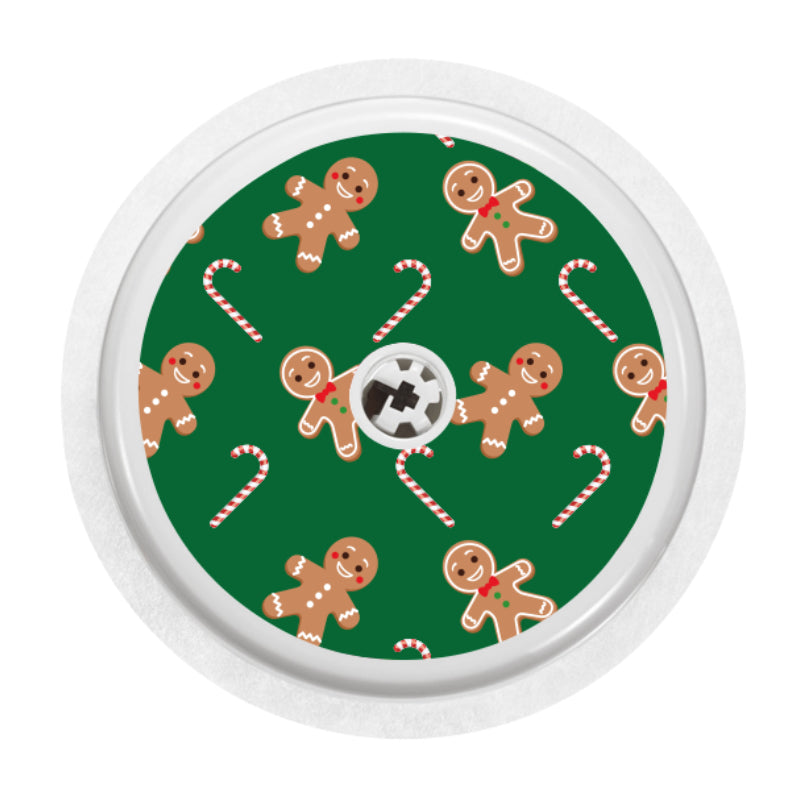 Freestyle Libre 2 Sensor Stickers (OG Christmas) 6 pack