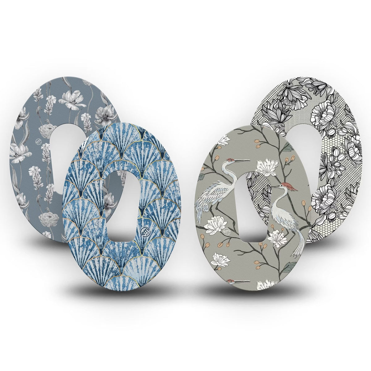 ExpressionMed Graceful Shores Variety 4 Patch Pack Dexcom G6/One