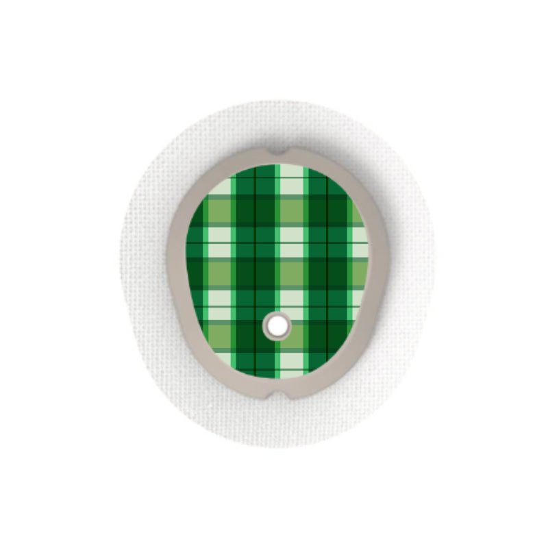 Dexcom G7/Dexcom One+ Sensor Sticker (Grounded Greens) 6 pack