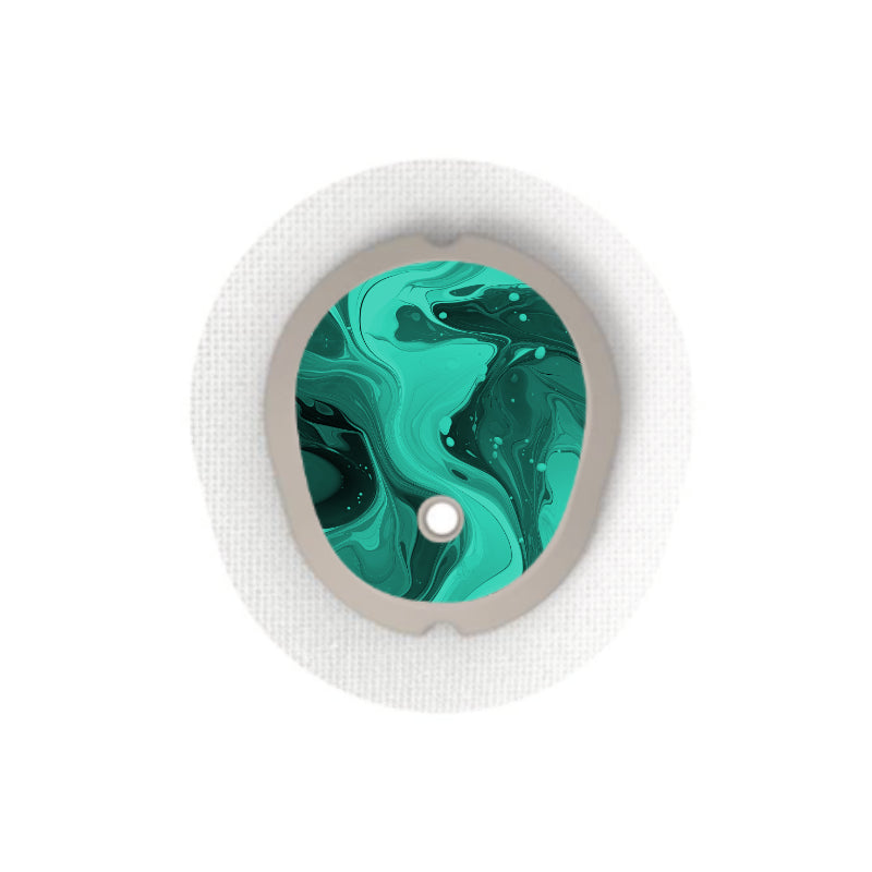 Dexcom G7/Dexcom One+ Sensor Sticker (Grounded Greens) 6 pack
