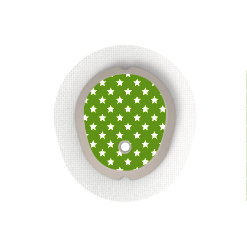 Dexcom G7/Dexcom One+ Sensor Sticker (Grounded Greens) 6 pack