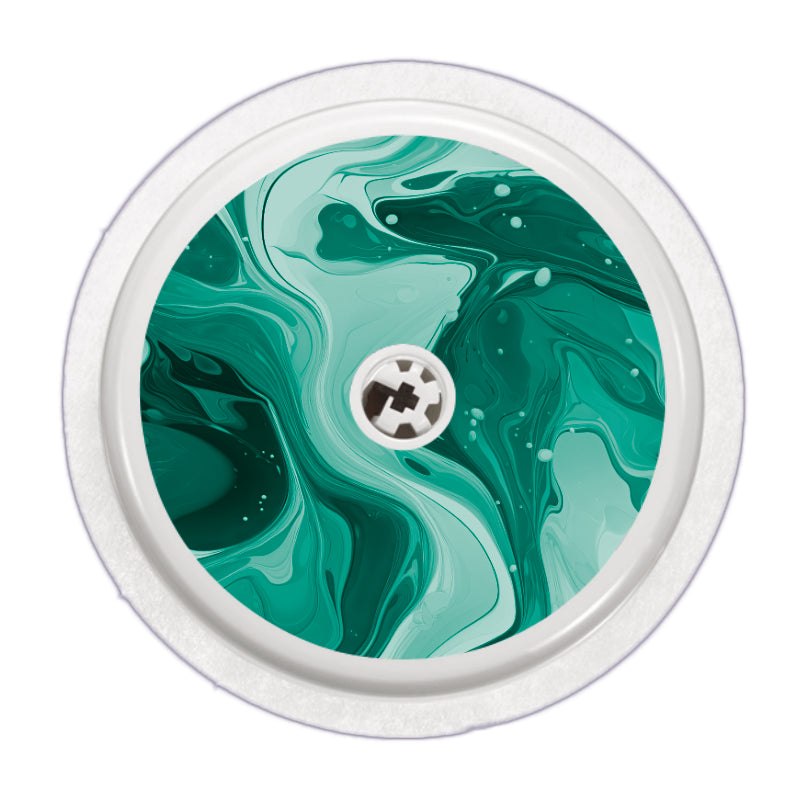 Freestyle Libre 2 Sensor Stickers (Grounded Greens) 6 pack