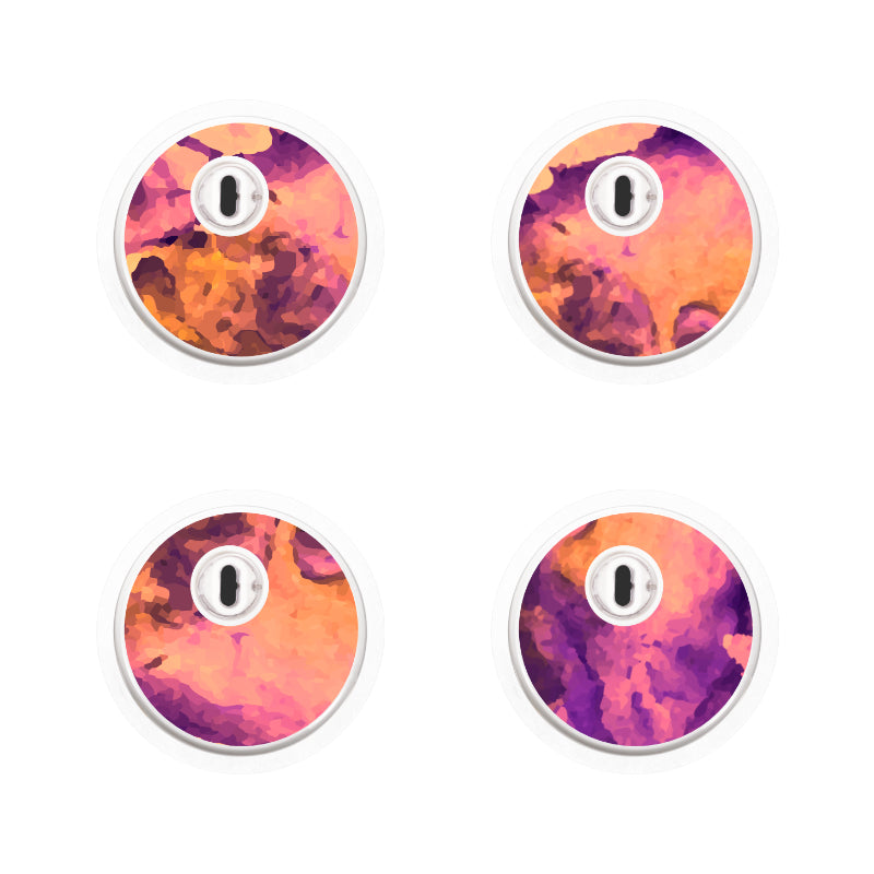 Freestyle Libre 3 Sensor Sticker (Himalayan Sunset) 4pk