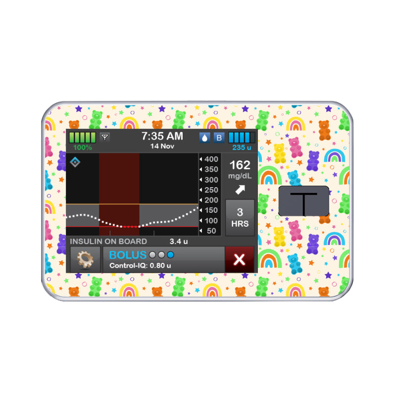 T:slim Cover Sticker (Jelly Bears)