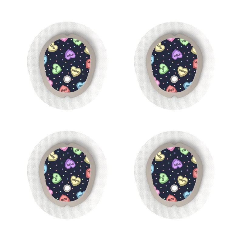 Dexcom G7/Dexcom ONE+ Sensor Sticker (LOW SUGR) 4pk - Diabeticsupply.co.uk