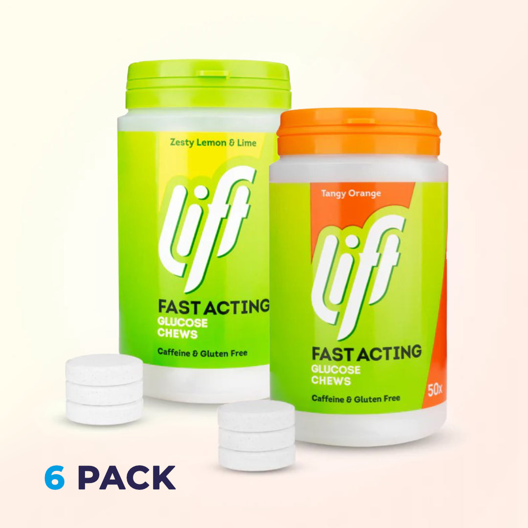 Lift/ GlucoTabs Mixed Bumper Pack (Pack of 300) Orange/Lemon Lime