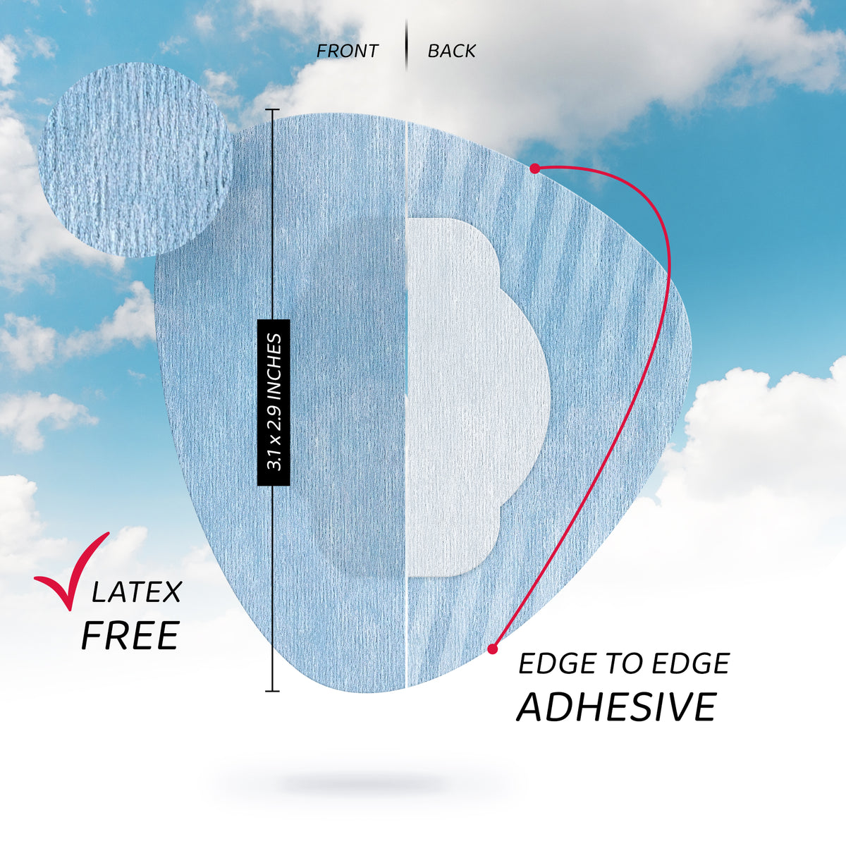 Not Just a Patch Air - Freestyle Libre 2 /Dexcom G7/ Medtronic CGM - 20 Pack - Many Colours Available