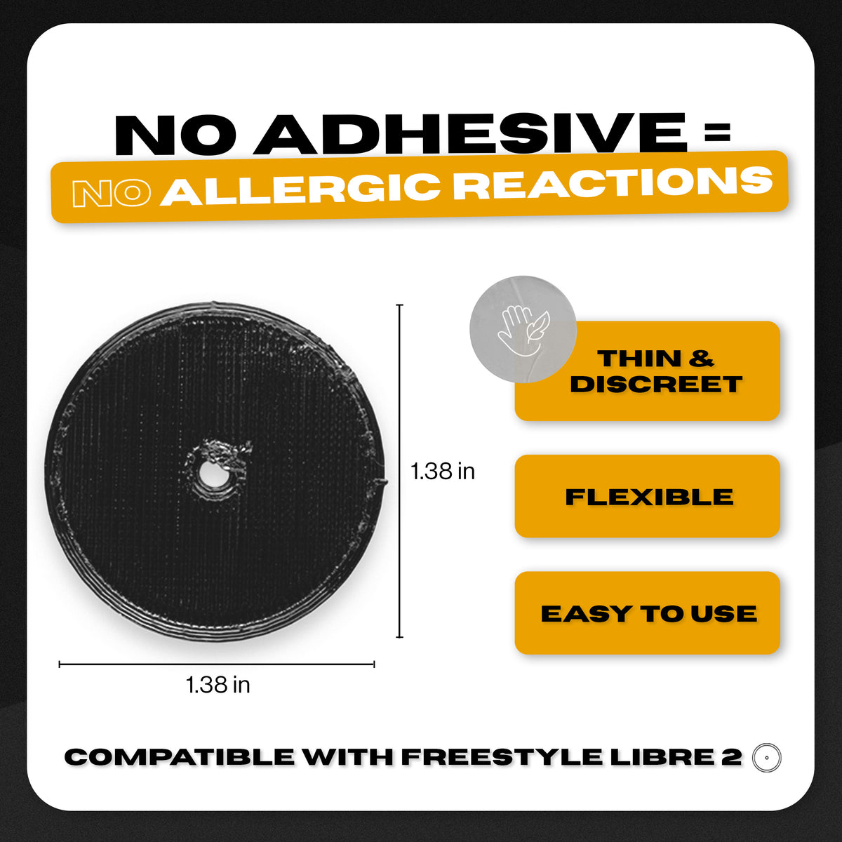 Skin Defender By Skin Grip - Freestyle Libre 2