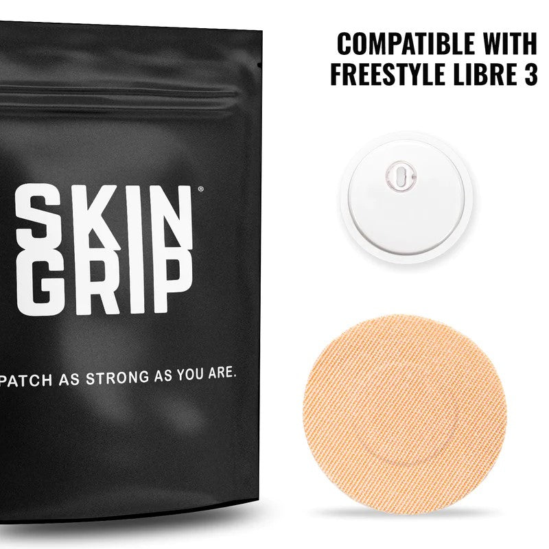 Skin Grip - Freestyle Libre 3 Overpatch - 20 Pack - Many Colours Available
