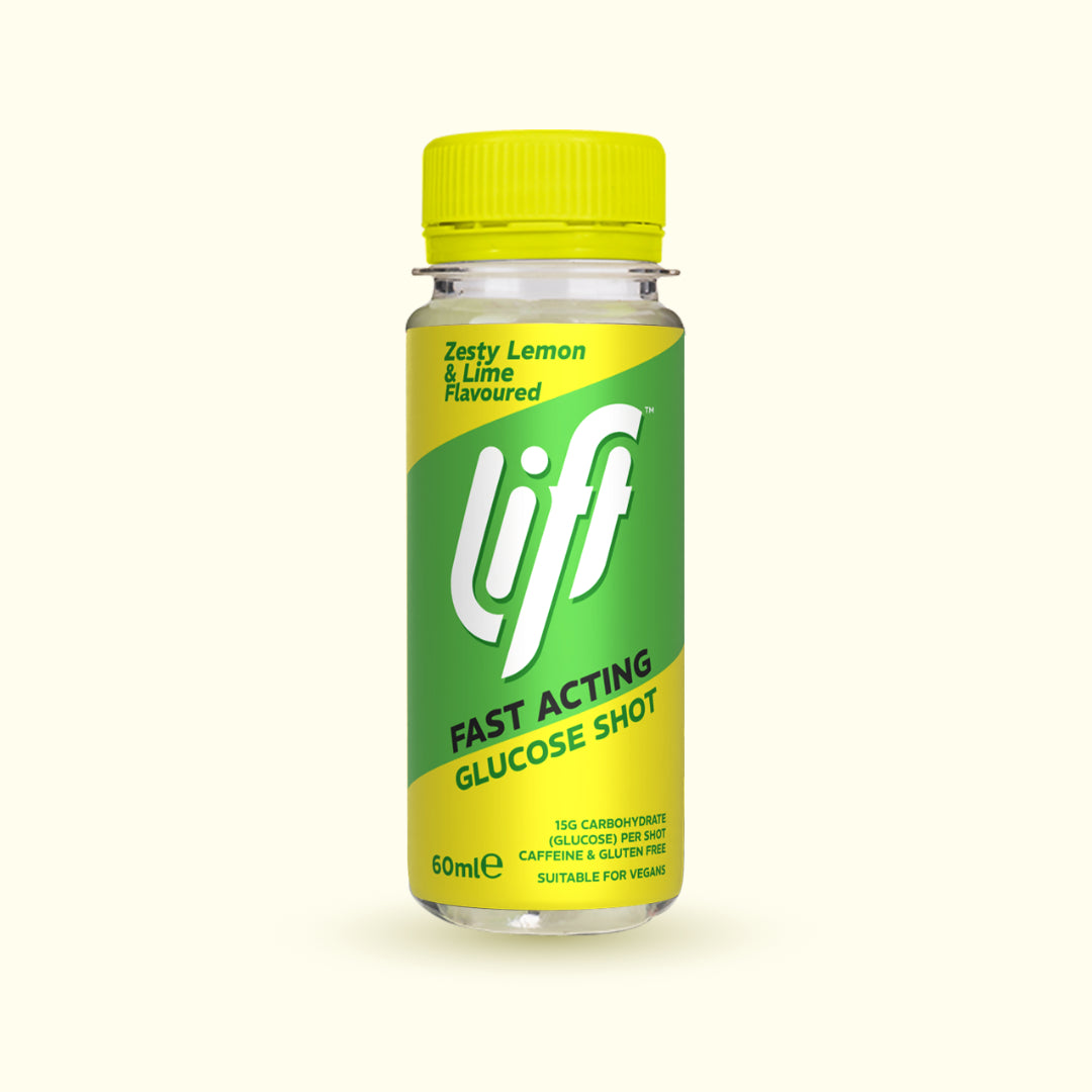 Box of 24 x Lift Zesty Lemon & Lime Glucose Shots 60ml
