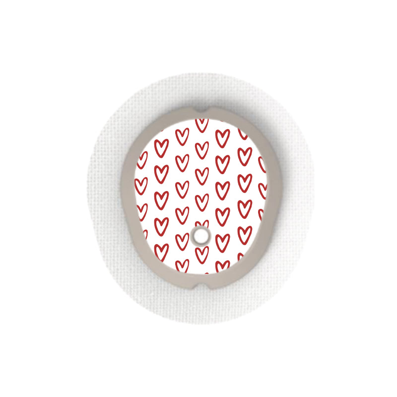 Dexcom G7/Dexcom One+ Sensor Sticker (Love Season) 6 pack