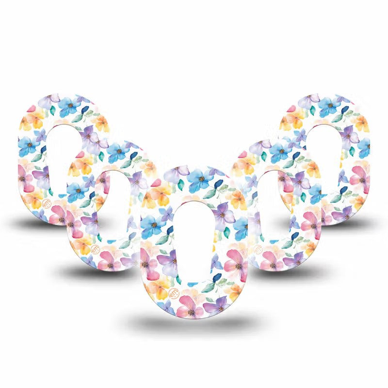 ExpressionMed Mini Luminous Florals Adhesive Patch Dexcom G6/One