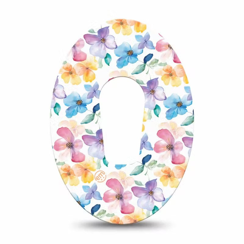 ExpressionMed Luminous Florals Adhesive Patch Dexcom G6/One