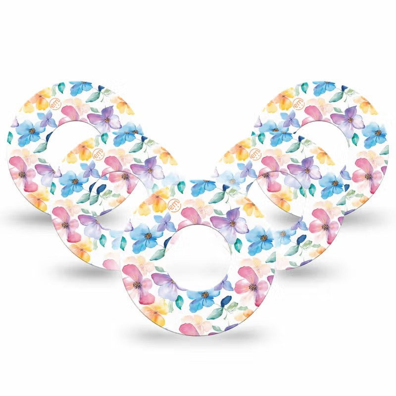 ExpressionMed Luminous Florals Adhesive Patch Freestyle Libre 2