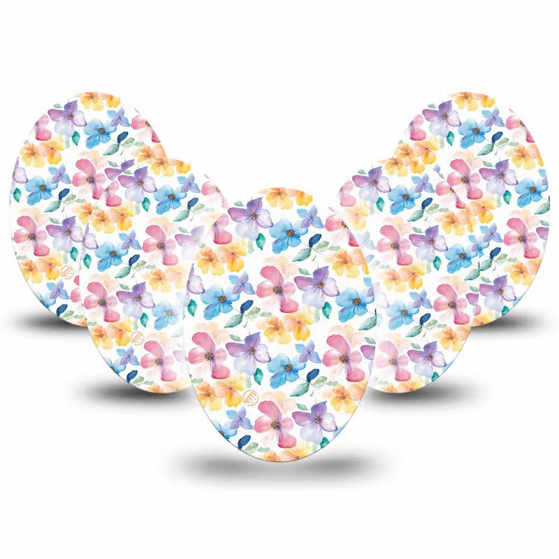 ExpressionMed Luminous Florals Adhesive Patch Oval