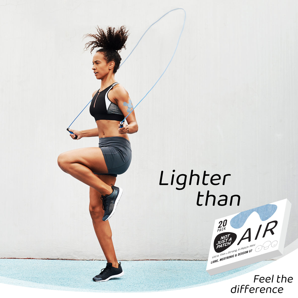 Not Just a Patch X Mini Air for Libre 2 or 3/Dexcom G7/ Medtronic CGM - 20 Pack - Choose Colour