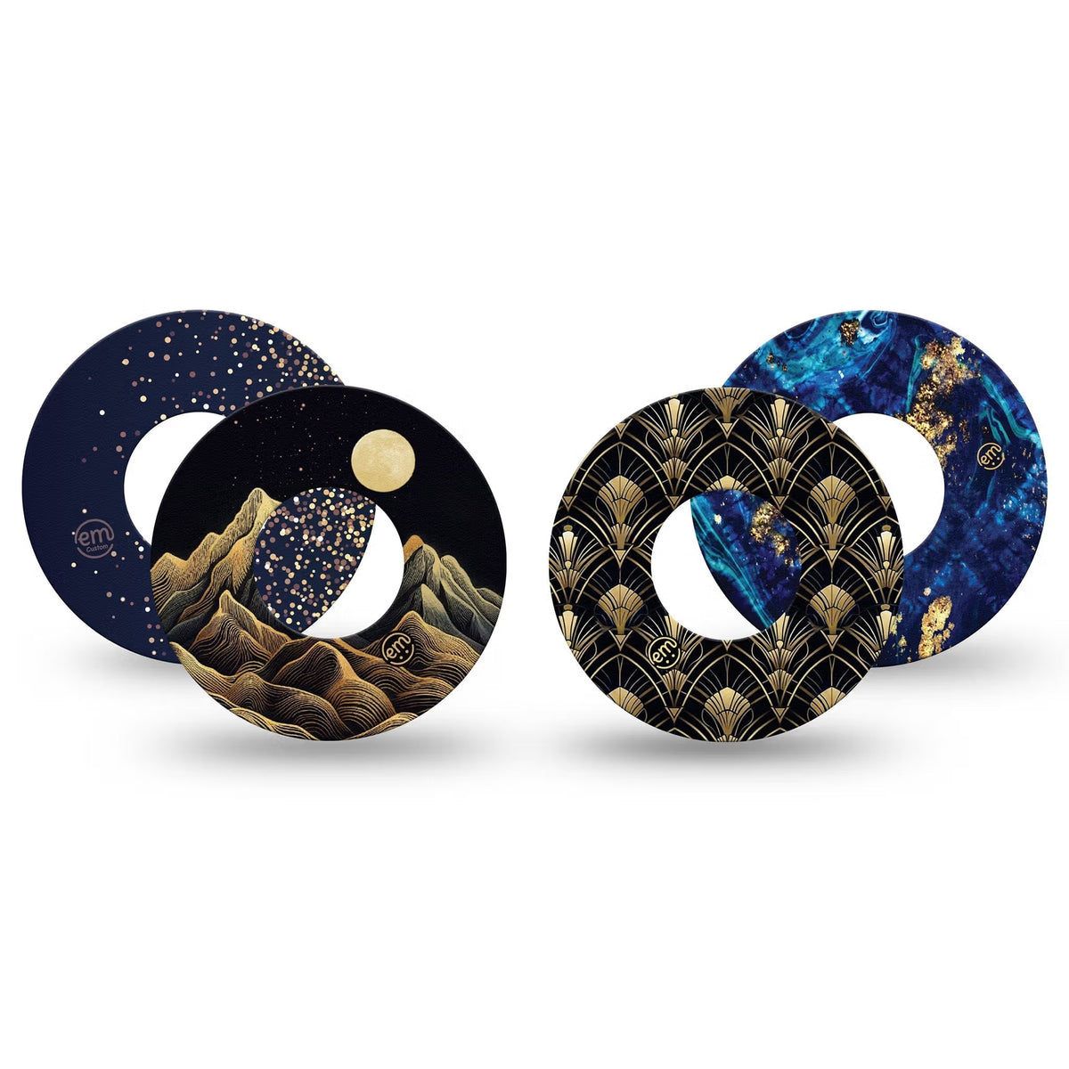 ExpressionMed Midnight Majesty Variety 4 Patch Pack Freestyle Libre 2