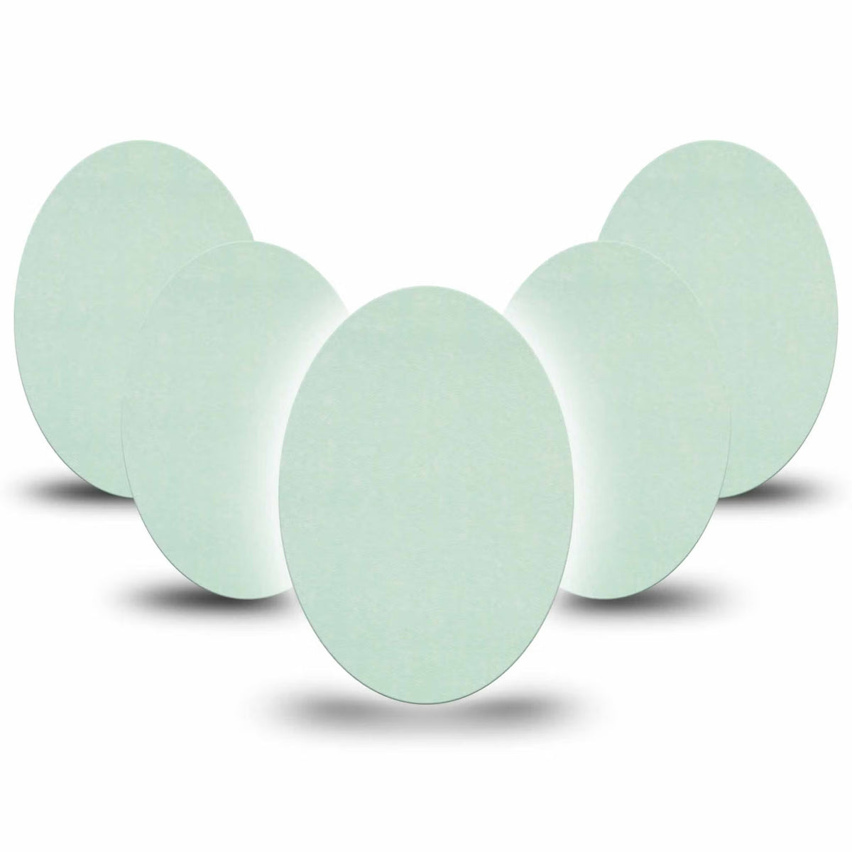 ExpressionMed Mint Green Adhesive Patch Oval