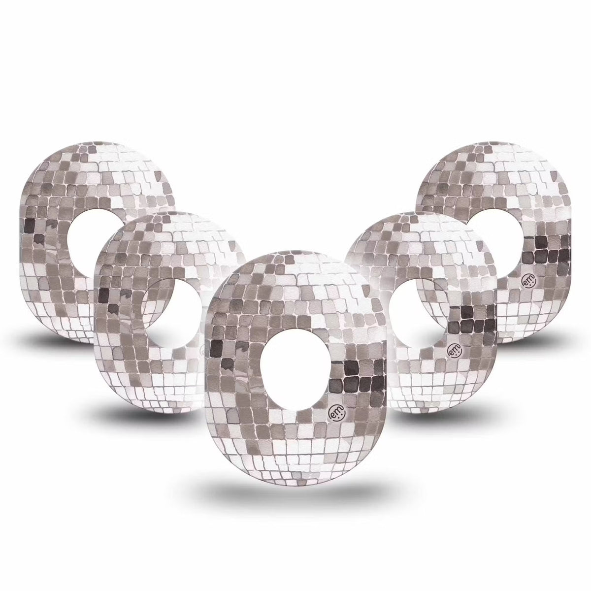 ExpressionMed Mirror Ball Adhesive Patch Dexcom G7/Dexcom ONE+