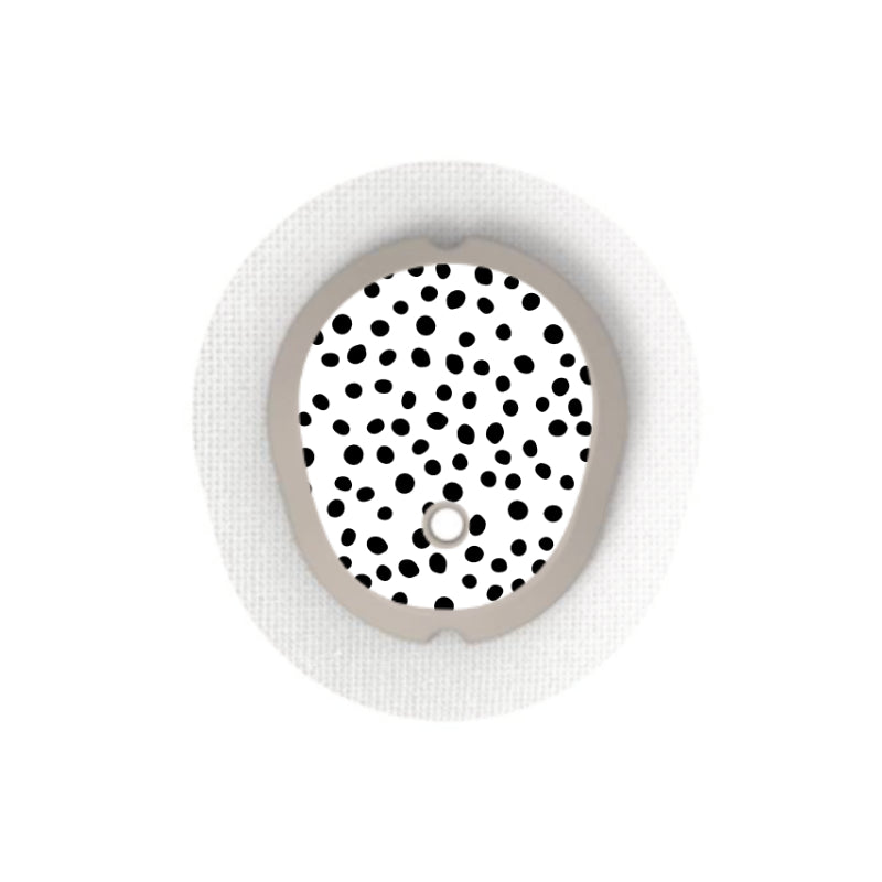 Dexcom G7/Dexcom One+ Sensor Sticker (Monochrome) 6 pack