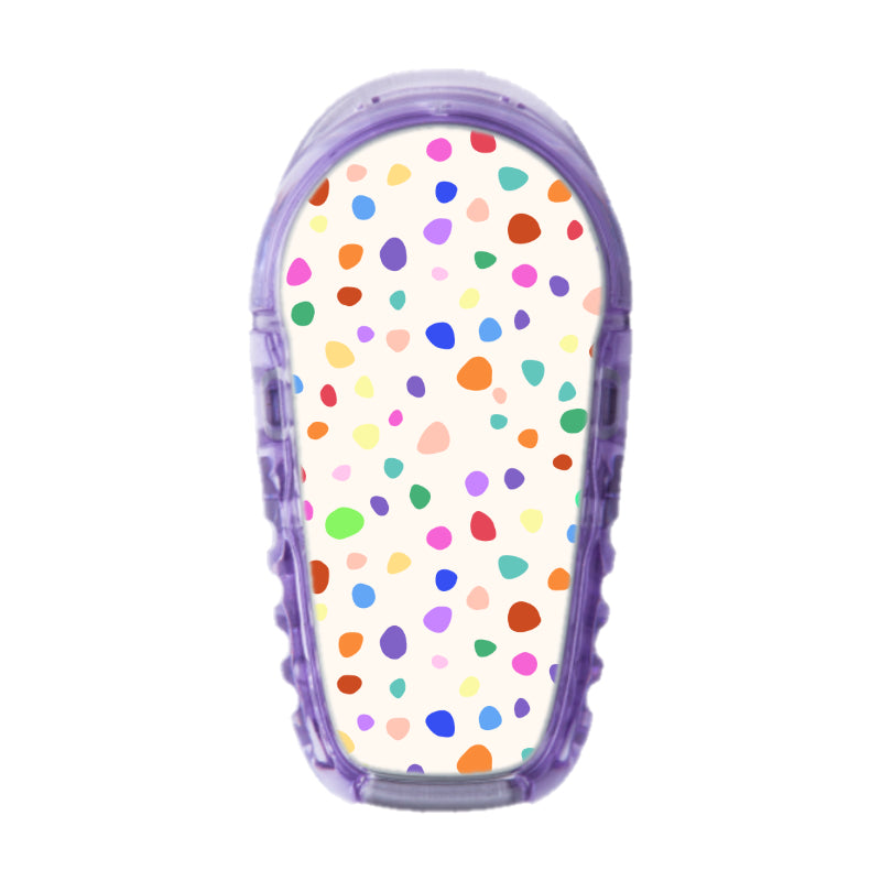 Dexcom G6/One Sensor Sticker (Multi-Coloured Dotty)