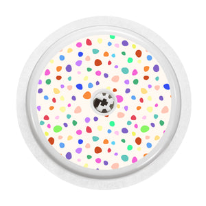 Freestyle Libre 2 Sensor Cover (Multi-Coloured Dotty)