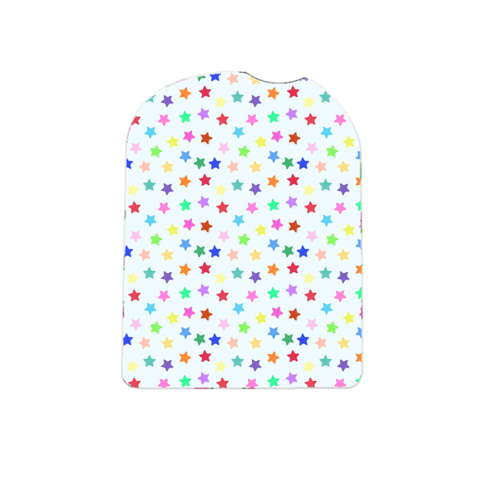 Omnipod Cover Sticker (Multi-Coloured Stars)