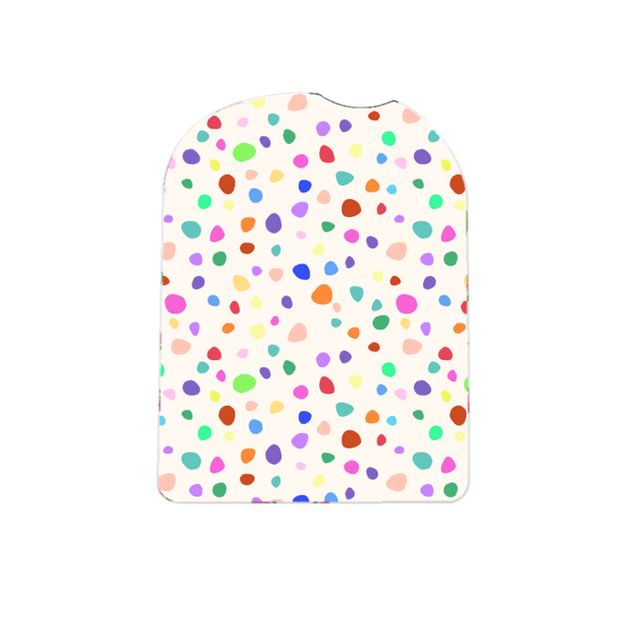 Omnipod Cover Sticker (Multi-Coloured Dotty)