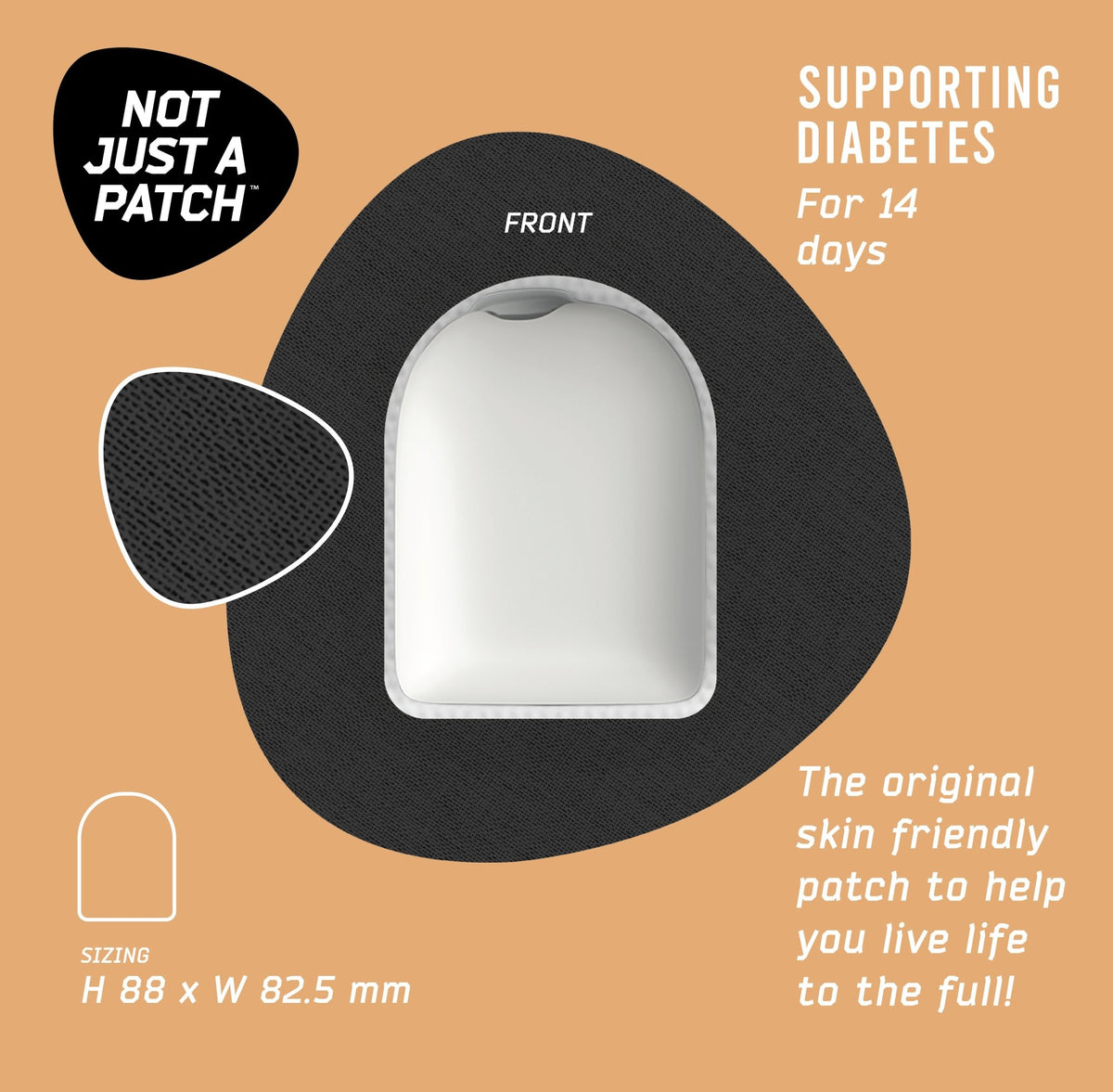 Sample Patch - Not Just a Patch Original - Omnipod