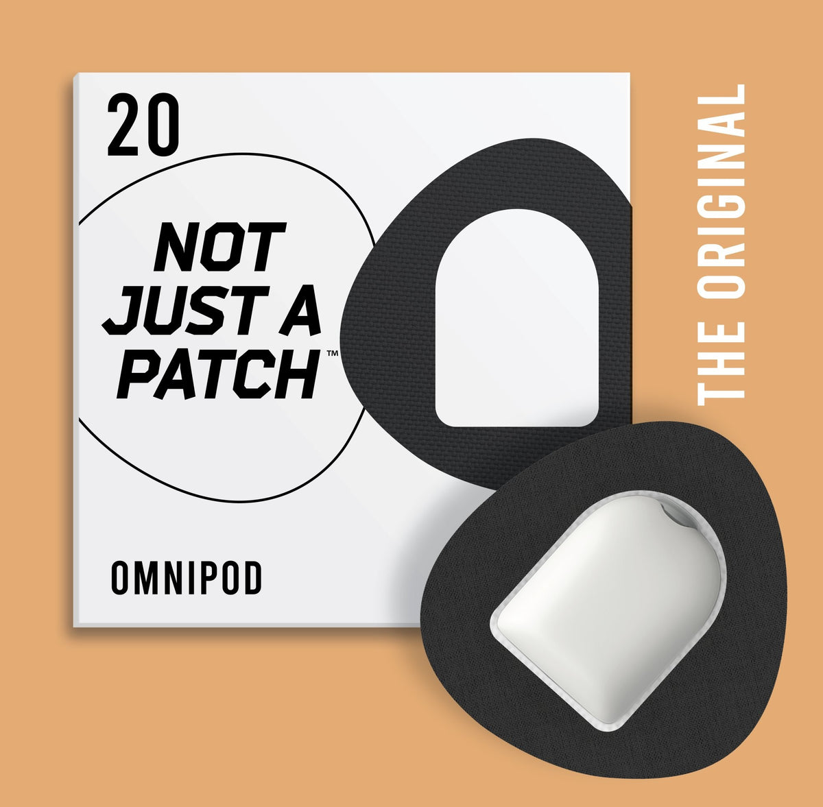 Not Just a Patch - Omnipod - 20 Pack - Choose Colour