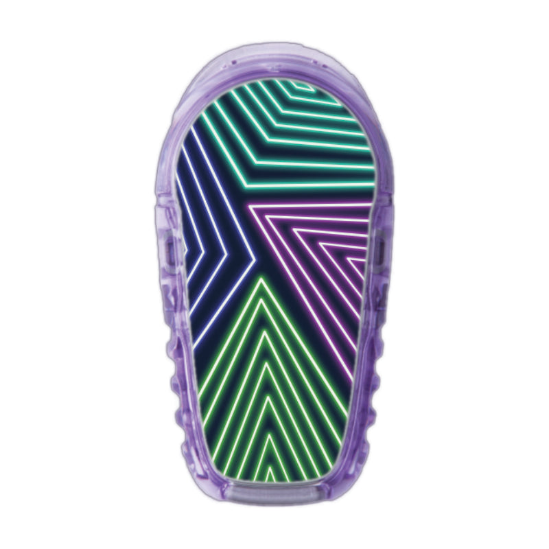 Dexcom G6/One Sensor Stickers (Neon Midnight) 6 pack