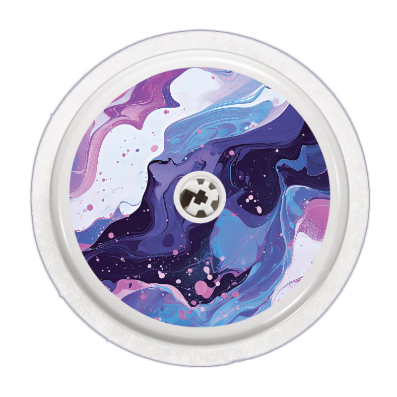 Freestyle Libre 2 Sensor Stickers (Neon Midnight) 6 pack