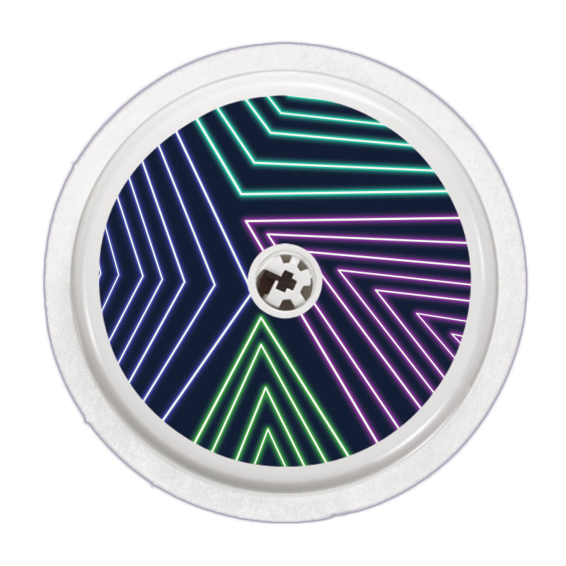 Freestyle Libre 2 Sensor Stickers (Neon Midnight) 6 pack