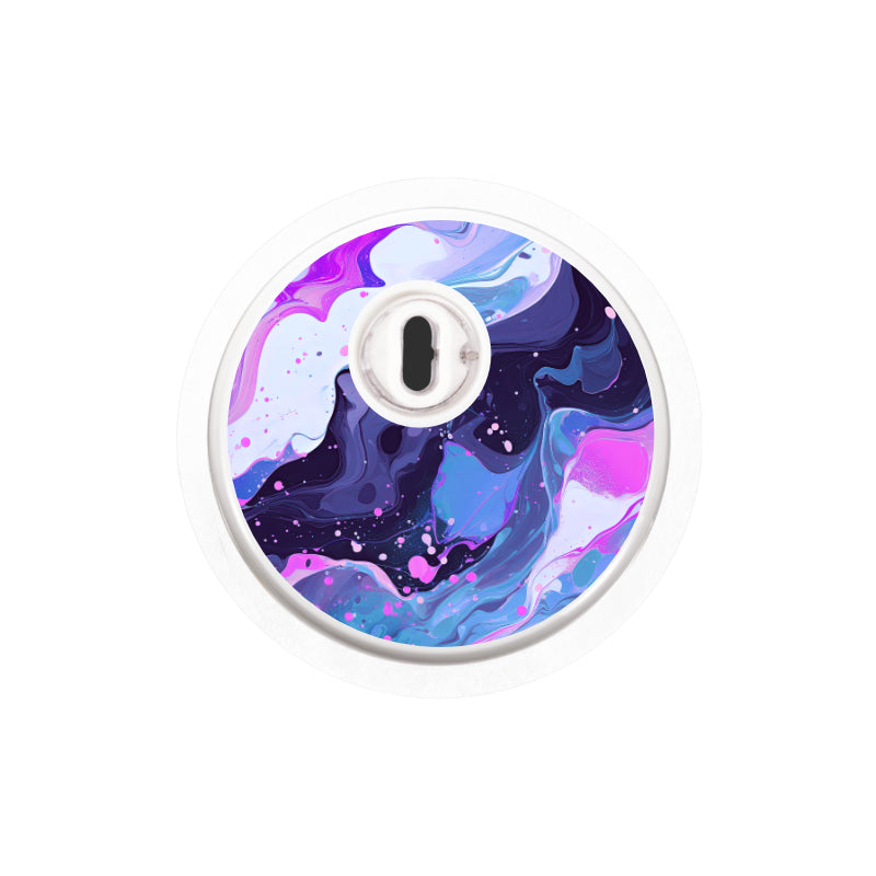 Freestyle Libre 3 Sensor Stickers (Neon Midnight) 6 pack