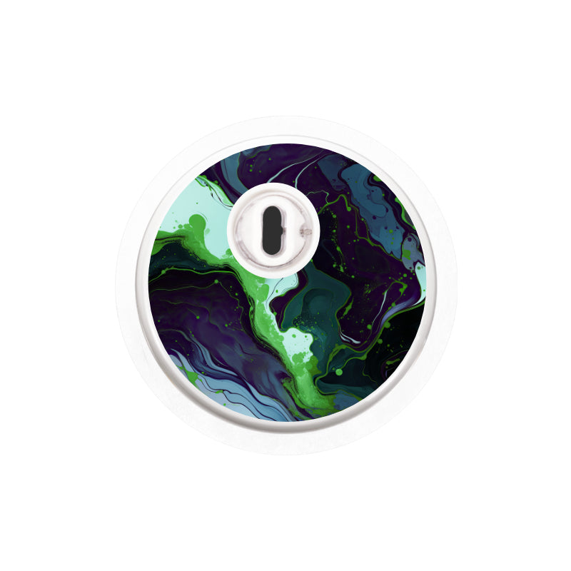 Freestyle Libre 3 Sensor Stickers (Neon Midnight) 6 pack