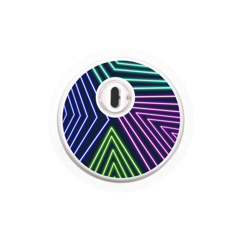 Freestyle Libre 3 Sensor Stickers (Neon Midnight) 6 pack