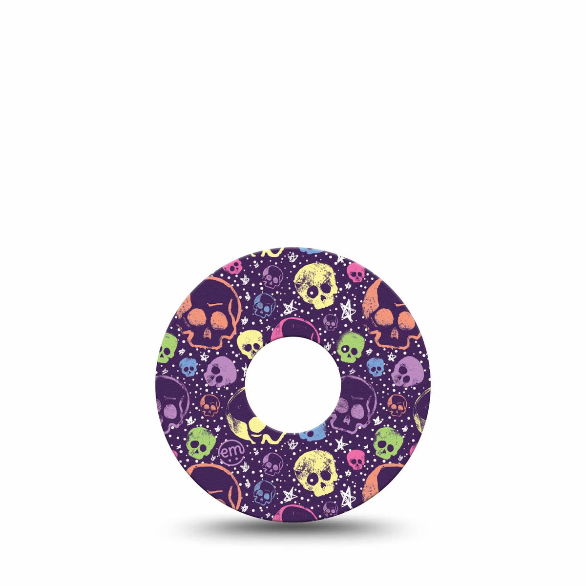 ExpressionMed Neon Skulls Adhesive Patch Freestyle Libre 3
