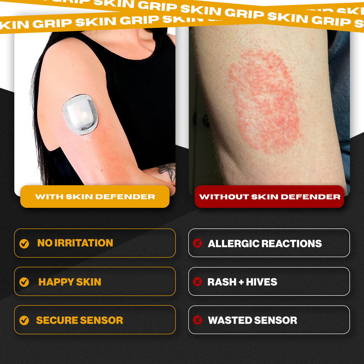 Skin Defender by Skin Grip - Omnipod