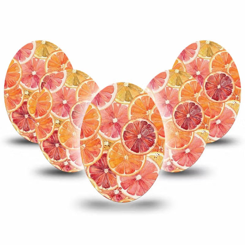 ExpressionMed Oranges Adhesive Patch Oval