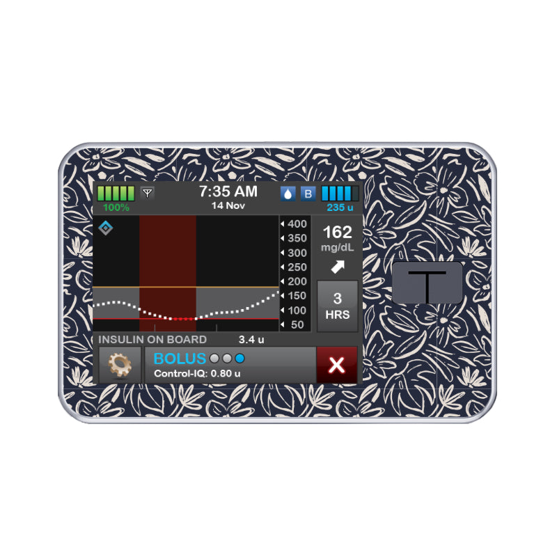 T:slim Cover Sticker (Painted Petals)