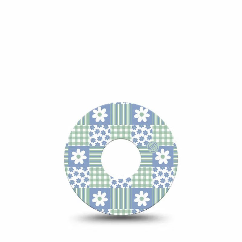 ExpressionMed Patchwork Flowers Adhesive Patch Freestyle Libre 3