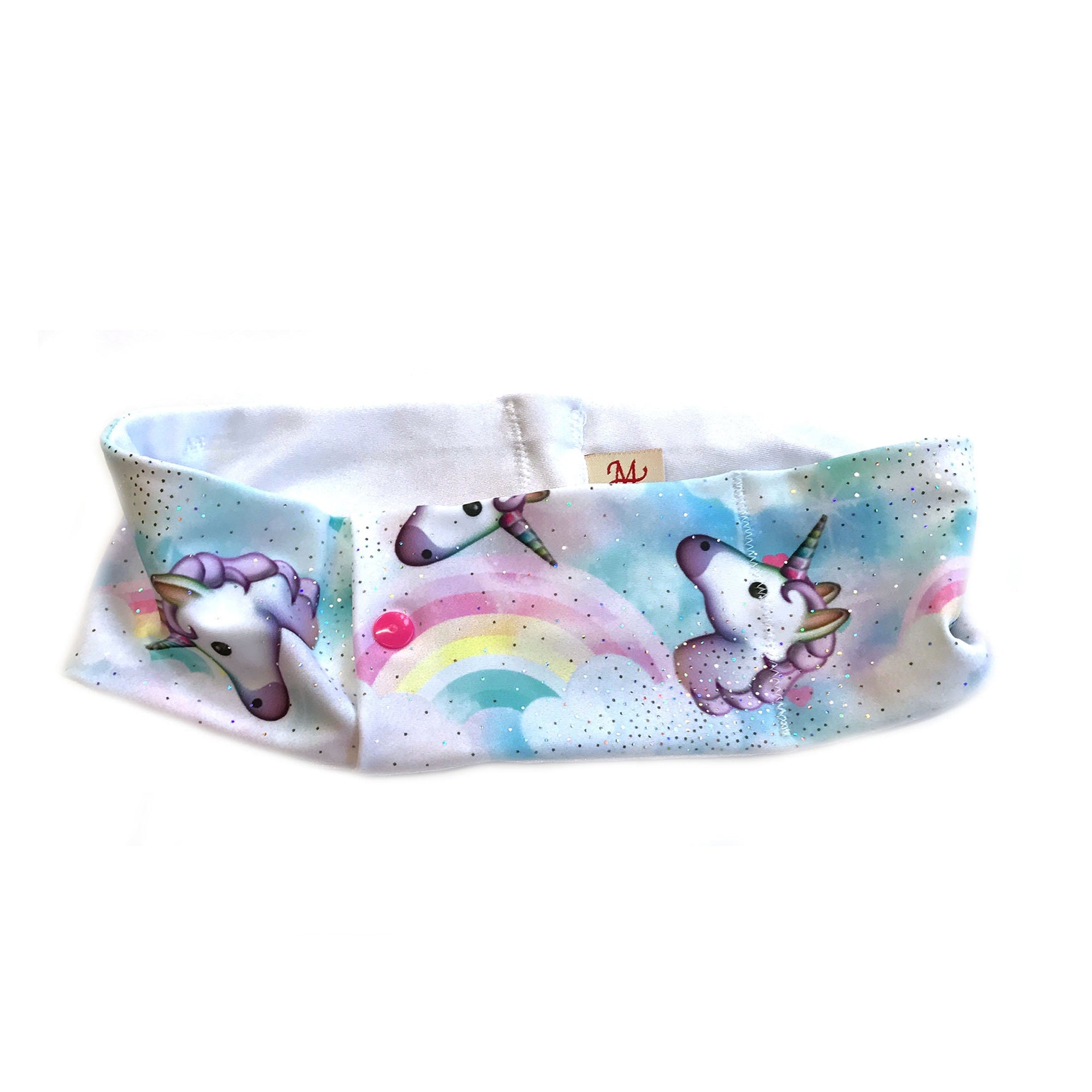 Glitter Unicorn Super Slim Pump Waist Band Pouch