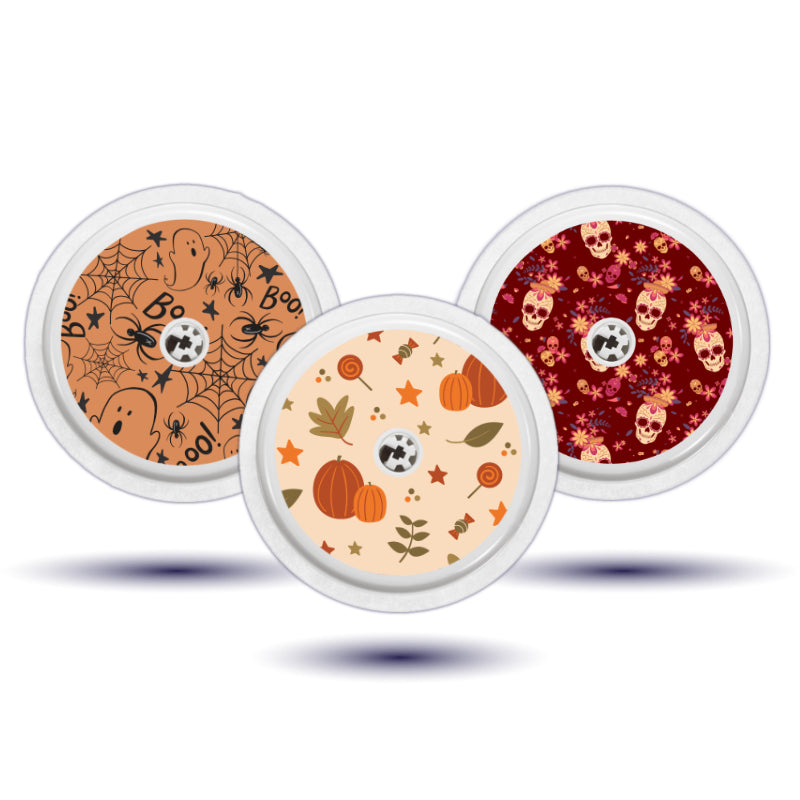 Freestyle Libre 2 Sensor Cover (Pumpkins) 3pk